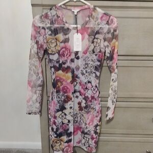 Floral Long Sleeve Dress